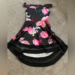 Teen flower pattern dress